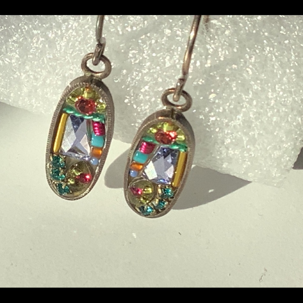 Firefly earrings. Multicolor.
